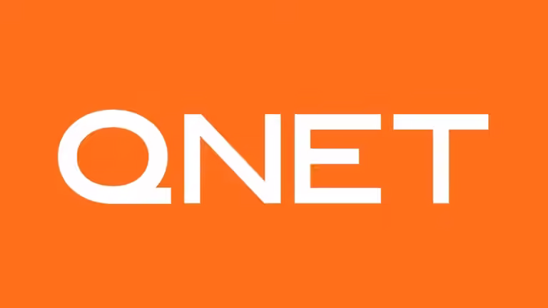 Orange QNET logo background truth about qnet and what is QNET