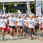Absolute Living Charity Run in Novosibirsk, Russia