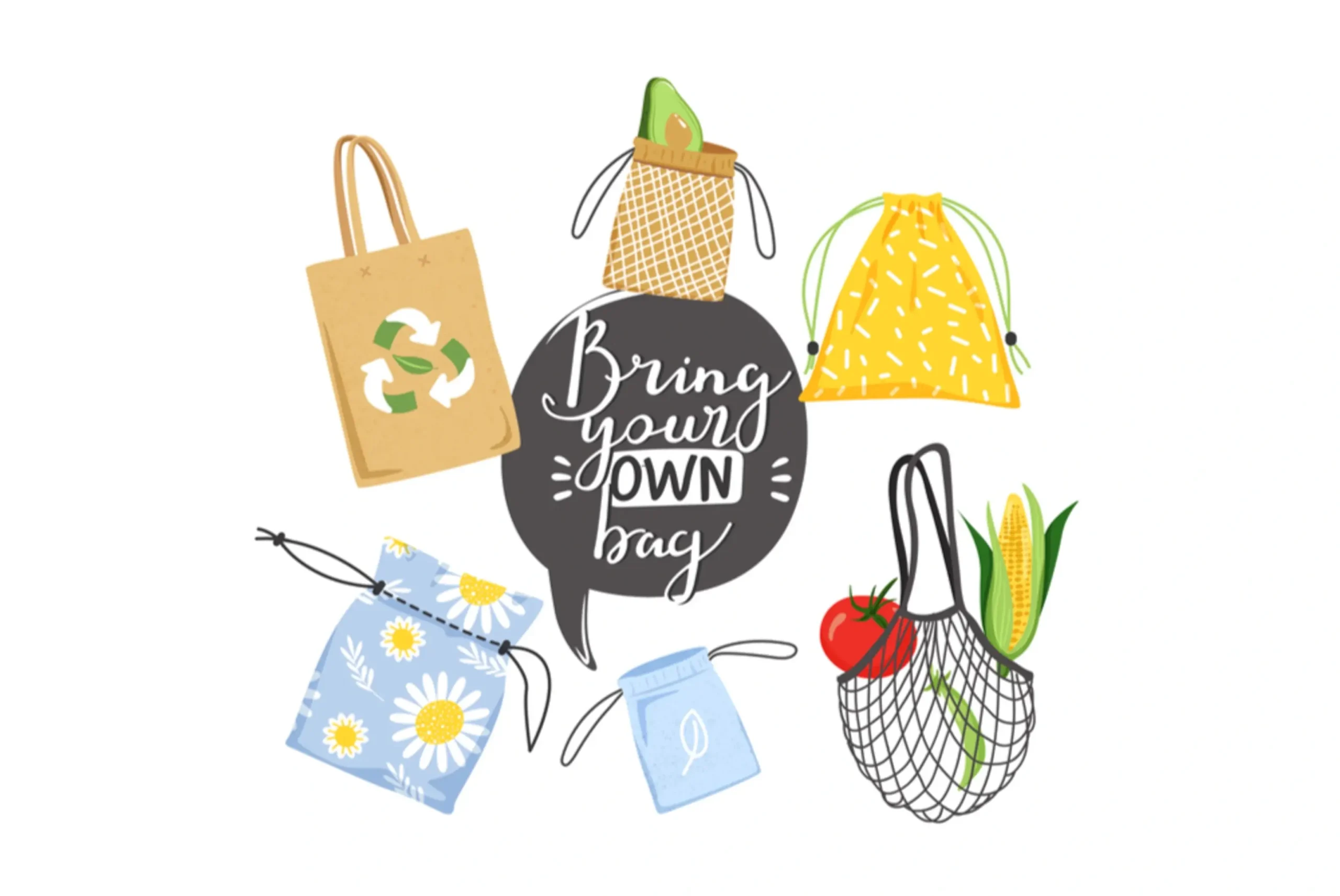 reusable bag graphic