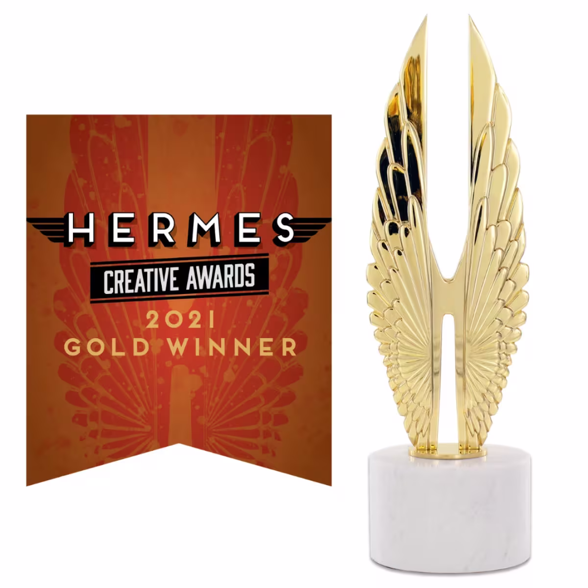 Qnet Continues Winning Streak At 2021 Hermes Creative Awards 3 QNET Gold hermes creative award 2021