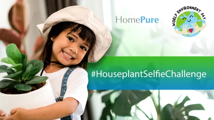 #HousePlantSelfieChallenge HomePure World Environment Day
