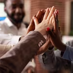 Direct selling industry professionals joining hands