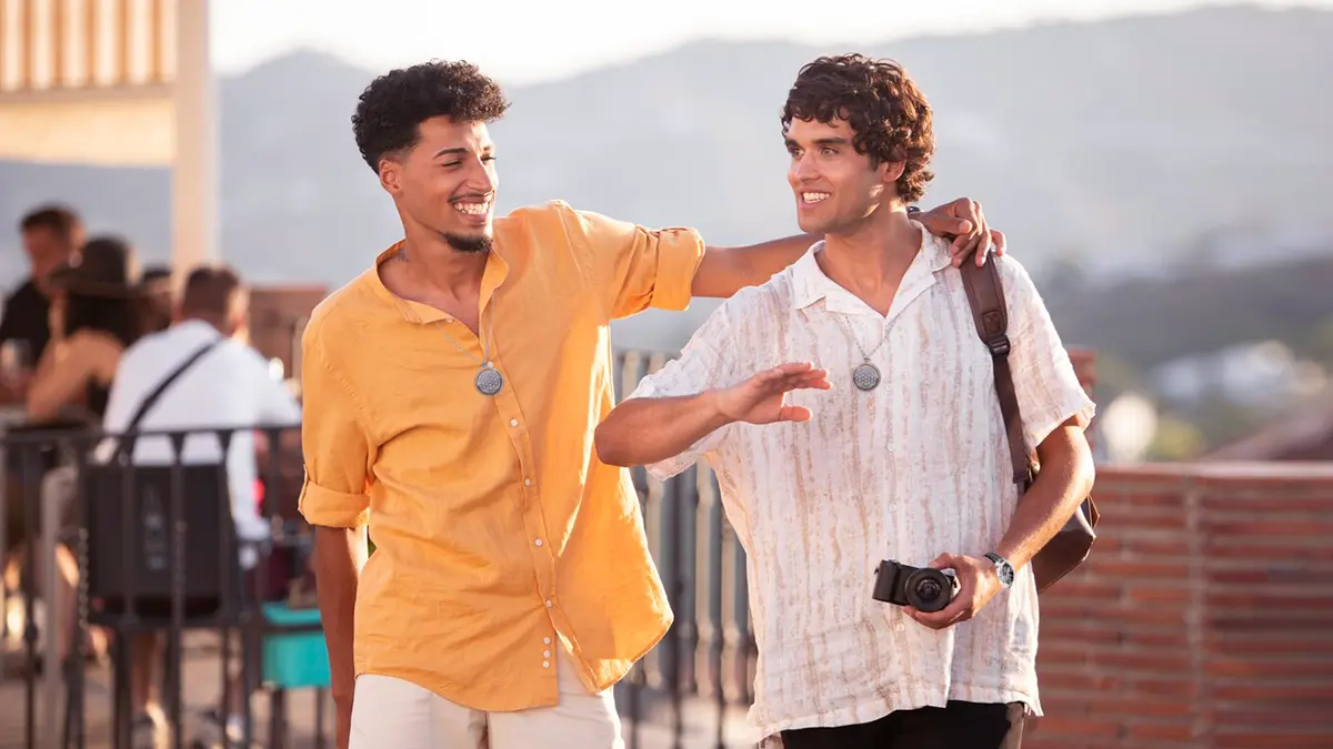 Qnet Expands To Argentina, Empowering A New Generation In South America 2 Two guys on a holiday wearing Amezcua Chi Pendant 4