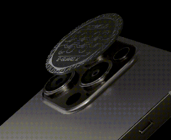 Applying the Amezcua E-Guard onto a smartphone