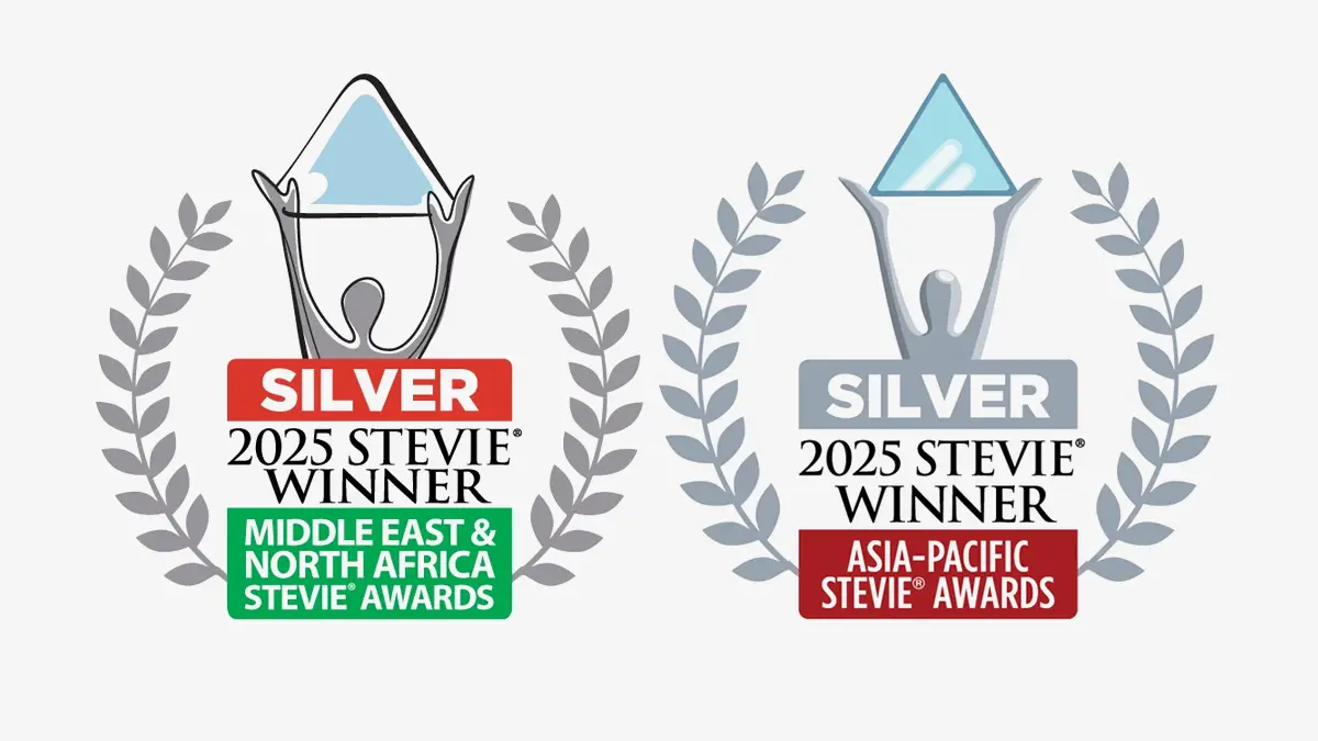 From Strength To Strength: Qnet Awards That Display Our Remarkable Journey 2 Silver winner badges for 2025 MENA and Asia-Pacific Stevie Awards