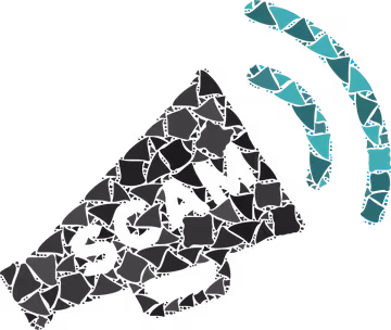Qnet Vs Travel Fraud And Visa Scams 3 megaphone with scam written on it qnet scam notice