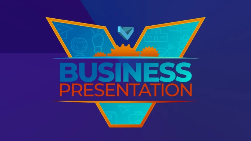 V Business Presentation Banner