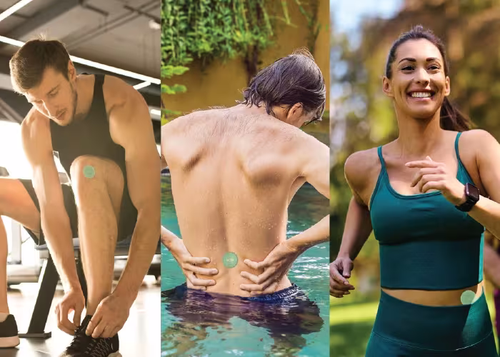 How To Stay Fit And Healthy While You’re Busy Running Your Qnet Business 2 QNET Independent Distributors wearing Harmoniq Soothe patches as they start the day according to these QNET health tips