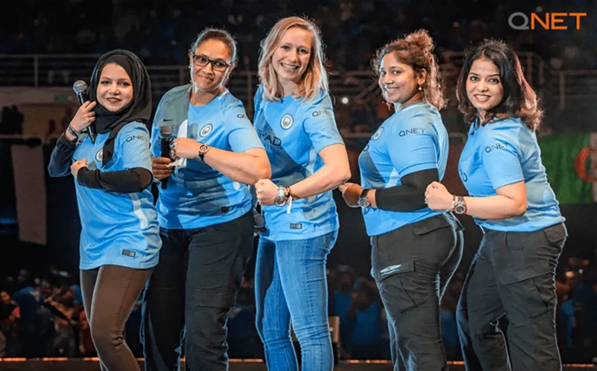 qnet milestone manchester city womens team